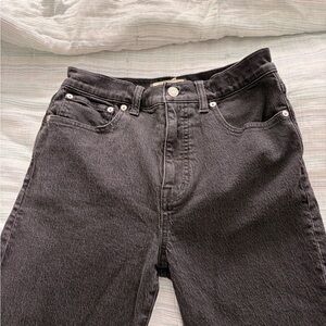 Madewell Women's Black Straight Leg Jeans